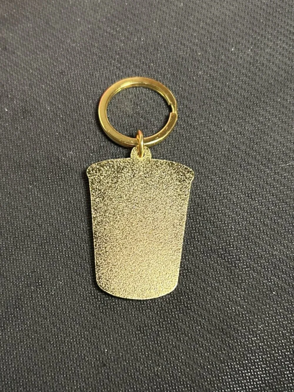 Ana Luisa New York Anthora Coffee Cup Gold Enamel Keychain